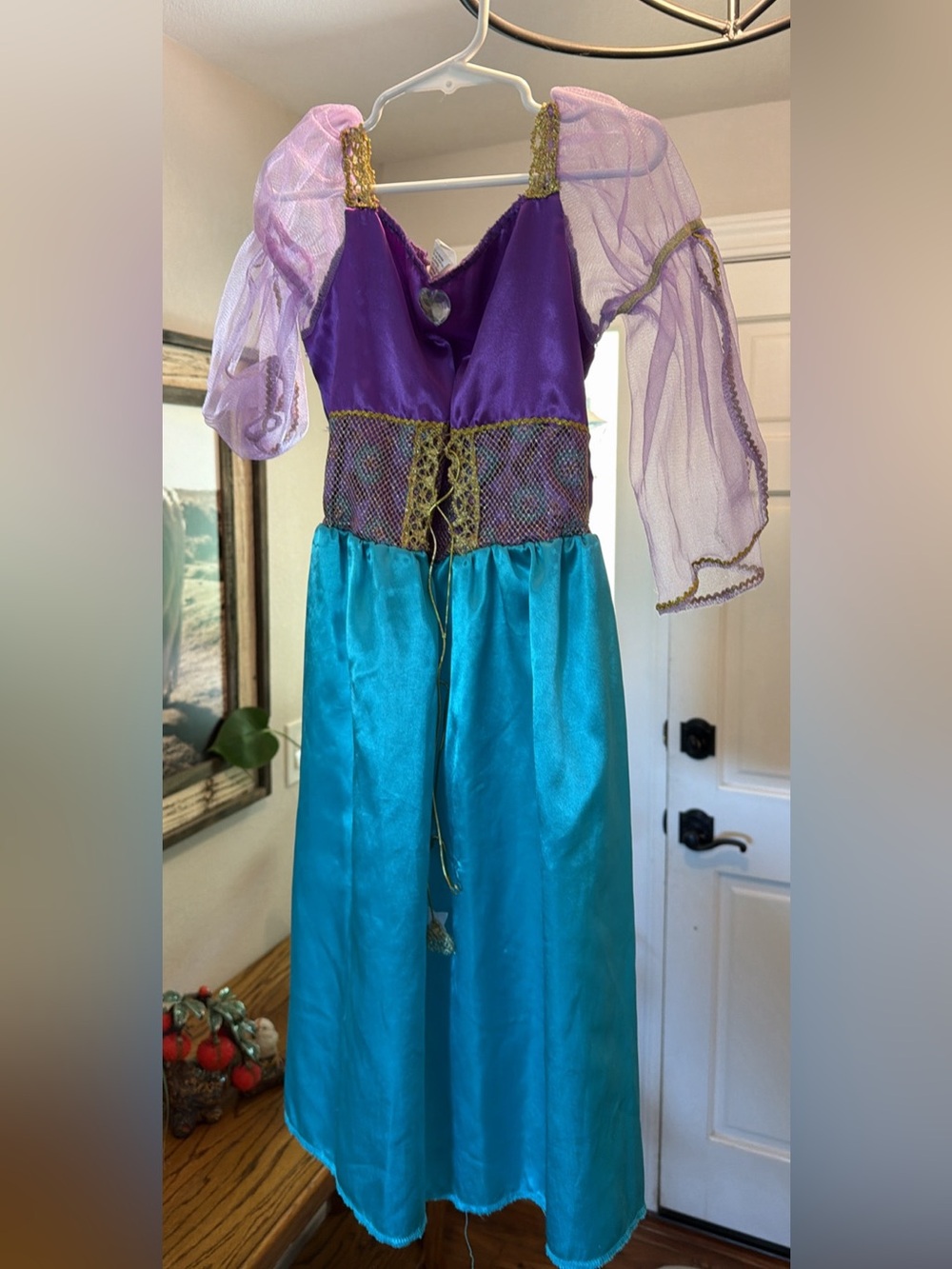 Kids Purple and Teal Princess Costume Dress